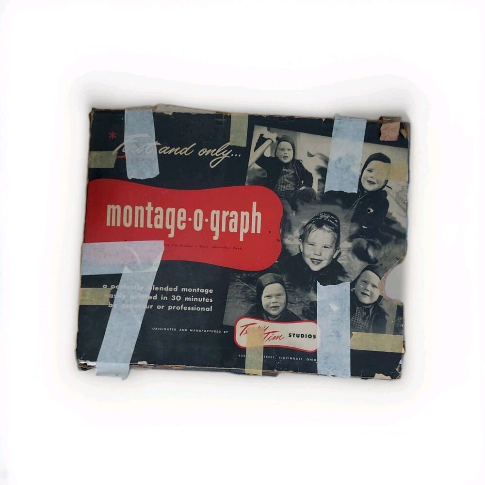 Vintage Terry Tim Studios Montage-O- Graph (circa 1949) Photo Kit